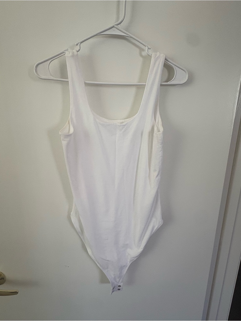 Old Navy White Kids Tank One-Piece Bodysuit - Picture 2 of 3